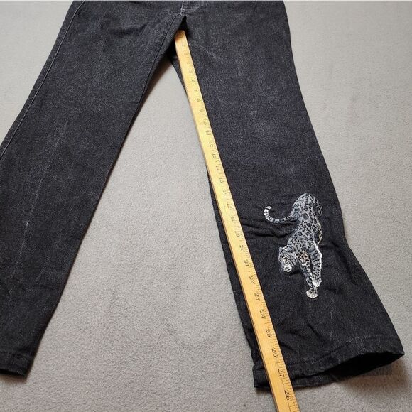 Gai Mattiolo Jeans With Embroidery & Rhinestones, Vintage Denim - Picture 14 of 16